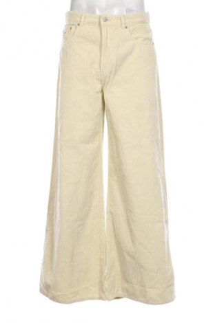 Pantaloni raiați de bărbați Tommy Jeans, Mărime M, Culoare Galben, Preț 679,99 Lei