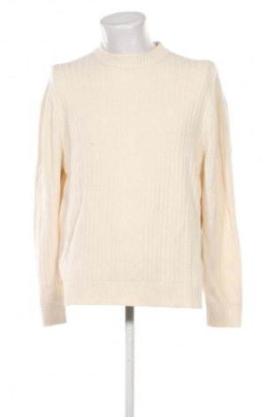Herrenpullover Calvin Klein Jeans, Größe L, Farbe Ecru, Preis € 86,99