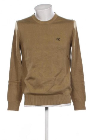 Herrenpullover Calvin Klein Jeans, Größe L, Farbe Beige, Preis 104,99 €