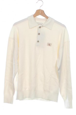 Pánský svetr  Calvin Klein Jeans, Velikost XS, Barva Bílá, Cena  3 249,00 Kč