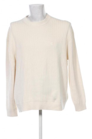 Herrenpullover Calvin Klein Jeans, Größe XXL, Farbe Weiß, Preis 89,99 €