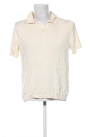 Męski sweter H&M, Rozmiar L, Kolor Beżowy, Cena 128,99 zł