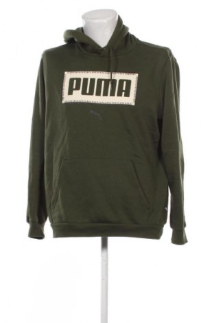 Мъжки суичър PUMA, Размер L, Цвят Зелен, Цена 55,99 лв.
