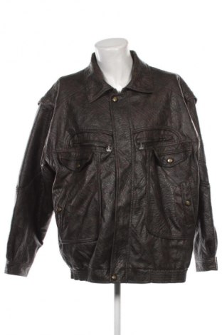 Geacă de piele pentru bărbati Unbranded, Mărime 4XL, Culoare Maro, Preț 364,99 Lei