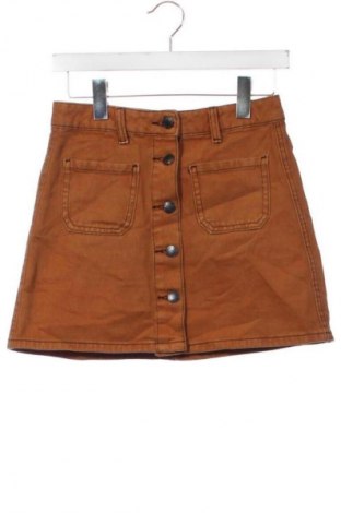 Rock Bershka, Größe XXS, Farbe Braun, Preis 20,99 €