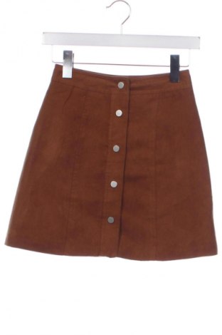 Φούστα H&M Divided, Μέγεθος XXS, Χρώμα Καφέ, Τιμή 9,74 €
