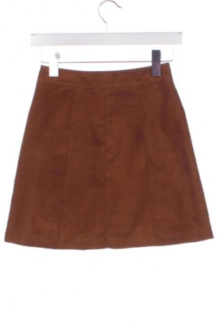 Φούστα H&M Divided, Μέγεθος XXS, Χρώμα Καφέ, Τιμή 9,74 €