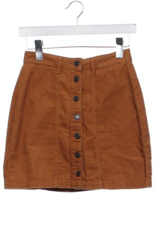 Fustă Stradivarius, Mărime XS, Culoare Galben, Preț 33,99 Lei
