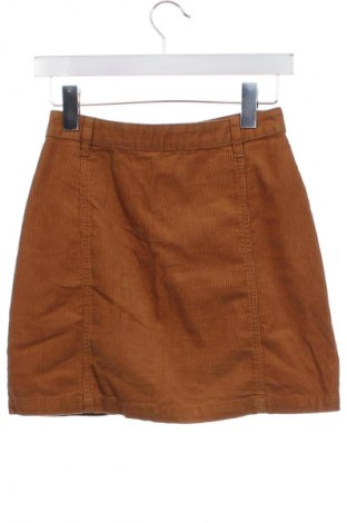 Fustă Stradivarius, Mărime XS, Culoare Galben, Preț 33,99 Lei