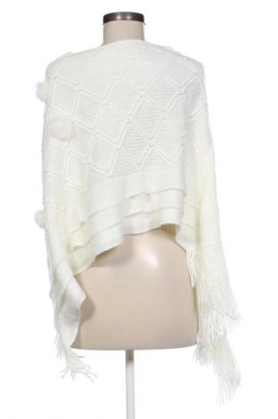 Poncho Unbranded, Größe M, Farbe Weiß, Preis 14,91 €