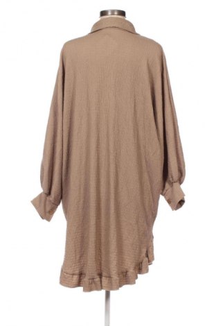 Φόρεμα Made In Italy, Μέγεθος 3XL, Χρώμα Καφέ, Τιμή 30,99 €
