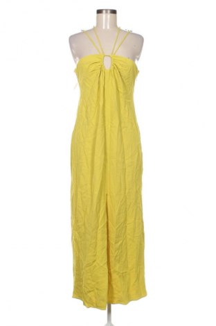 Рокля Massimo Dutti, Размер L, Цвят Жълт, Цена 184,99 лв.