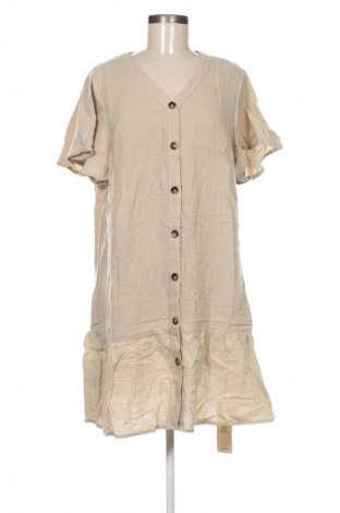 Kleid SHEIN, Größe XL, Farbe Beige, Preis 45,99 €