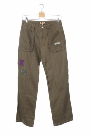 Pantaloni pentru copii, Mărime 14-15y/ 168-170 cm, Culoare Verde, Preț 121,45 Lei