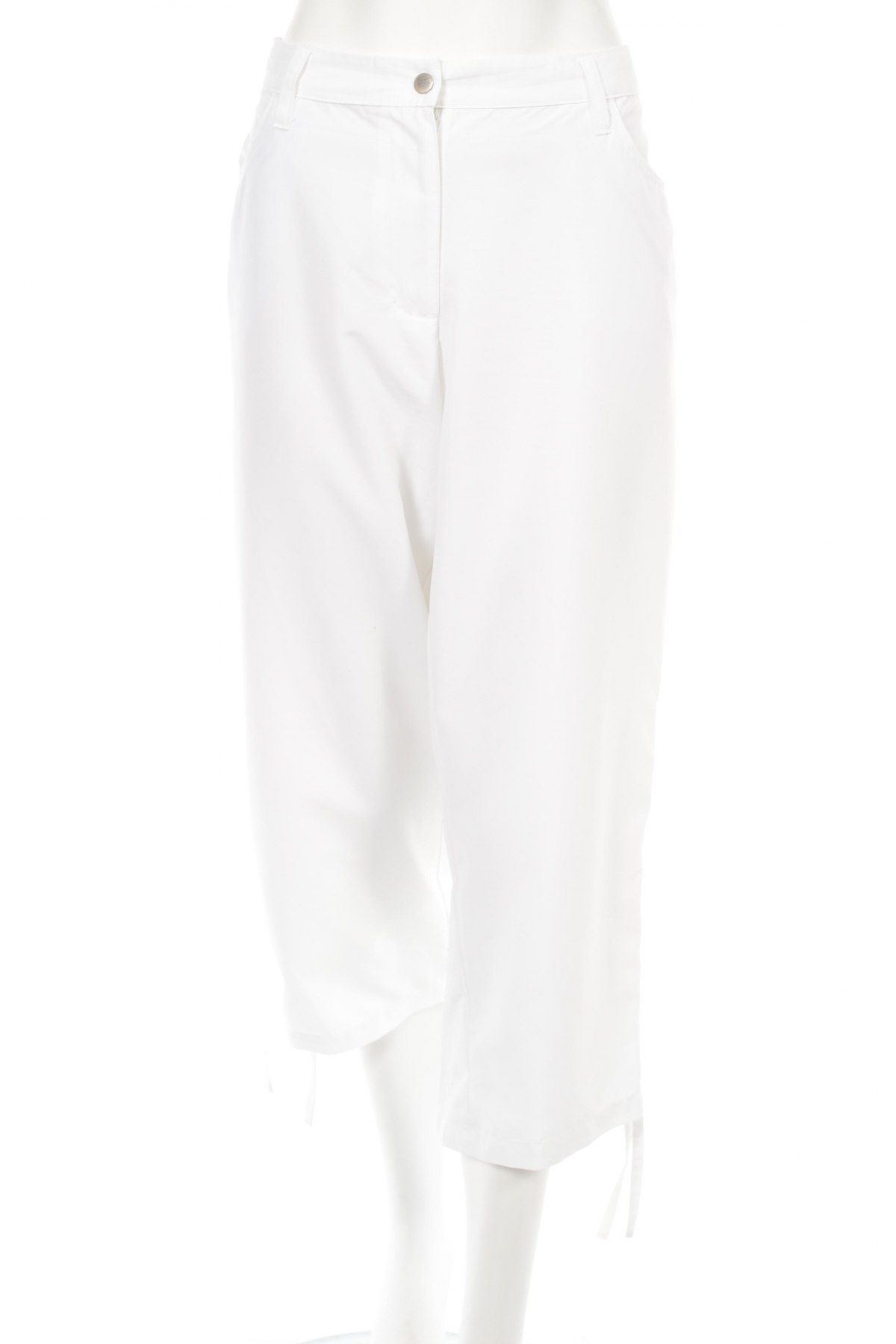 Дамски панталон Elle Nor, Размер L, Цвят Бял, Цена 16,00 лв.