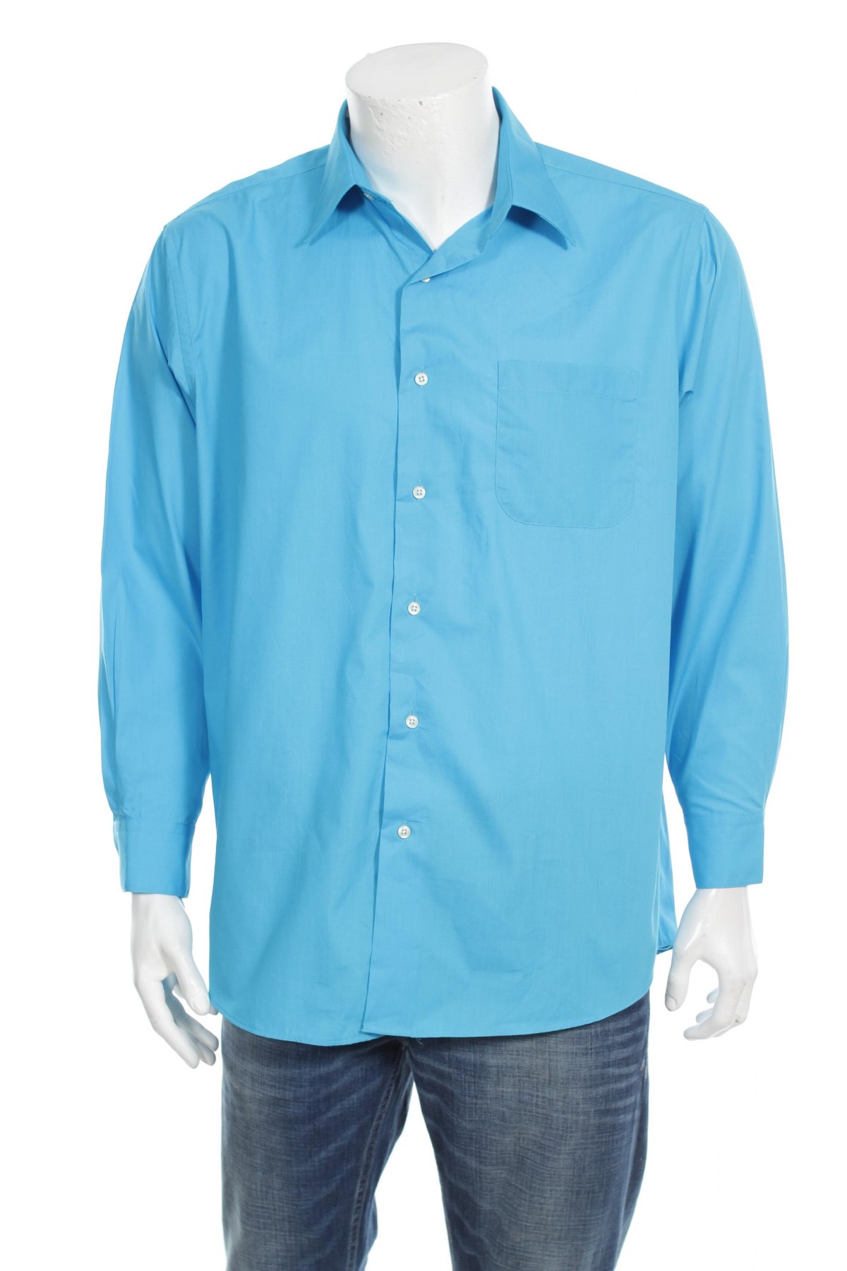 Мъжка риза Alexander Julian, Размер L, Цвят Син, Цена 34,00 лв.