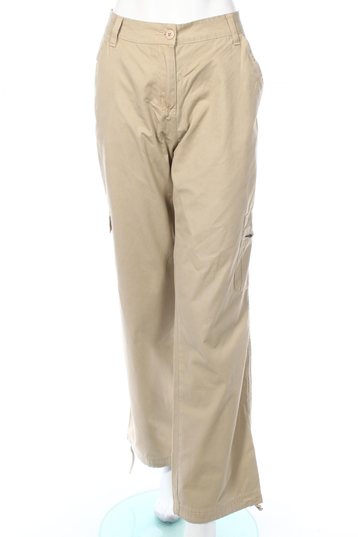 Дамски панталон, Размер L, Цвят Бежов, Цена 19,55 лв.