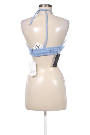 Bluză-body de damă. NA-KD, Mărime L, Culoare Albastru, Preț 24,99 Lei