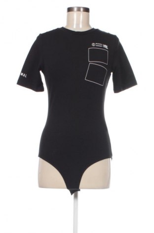 Дамска блуза - боди Viral Vibes, Размер L, Цвят Черен, Цена 18,00 лв.