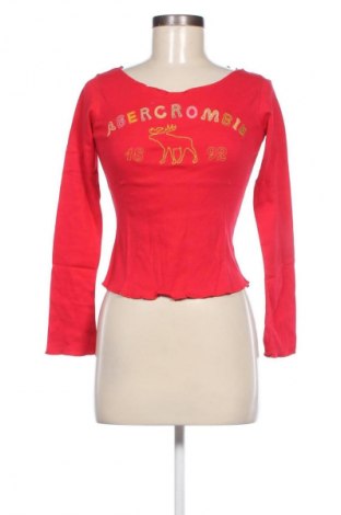 Bluzka damska Abercrombie & Fitch, Rozmiar S, Kolor Czerwony, Cena 73,99 zł