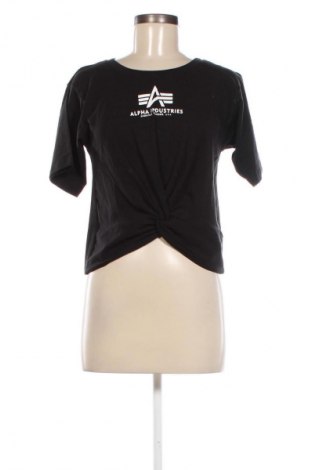 Γυναικεία μπλούζα Alpha Industries, Μέγεθος L, Χρώμα Μαύρο, Τιμή 30,62 €