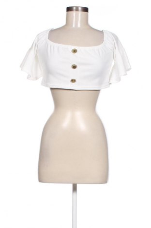 Γυναικεία μπλούζα Boohoo, Μέγεθος L, Χρώμα Λευκό, Τιμή 9,72 €