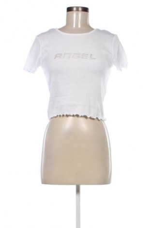 Damen Shirt Gina Tricot, Größe M, Farbe Weiß, Preis 5,99 €