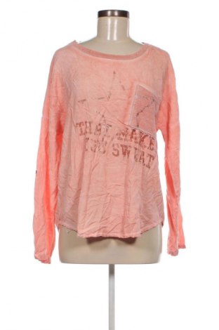 Γυναικεία μπλούζα Made In Italy, Μέγεθος L, Χρώμα Πορτοκαλί, Τιμή 4,11 €