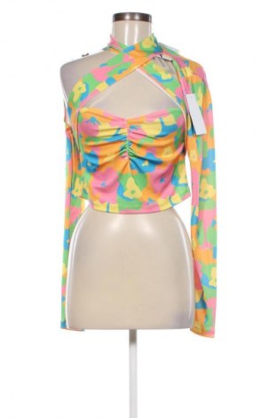 Дамска блуза NA-KD, Размер XL, Цвят Многоцветен, Цена 73,15 лв.