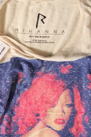 Γυναικεία μπλούζα Rihanna for River Island, Μέγεθος M, Χρώμα  Μπέζ, Τιμή 4,49 €