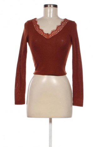 Γυναικεία μπλούζα SHEIN, Μέγεθος XS, Χρώμα Καφέ, Τιμή 4,82 €