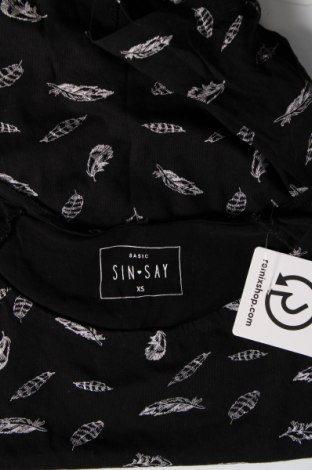 Bluză de femei Sinsay, Mărime XS, Culoare Negru, Preț 20,99 Lei