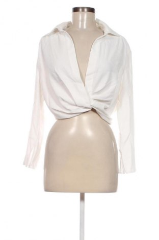 Γυναικεία μπλούζα Zara, Μέγεθος L, Χρώμα Λευκό, Τιμή 8,35 €