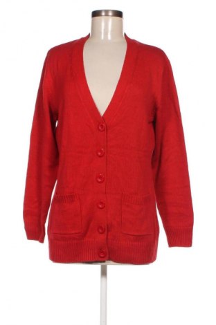 Damen Strickjacke Attention, Größe XL, Farbe Rot, Preis 8,49 €