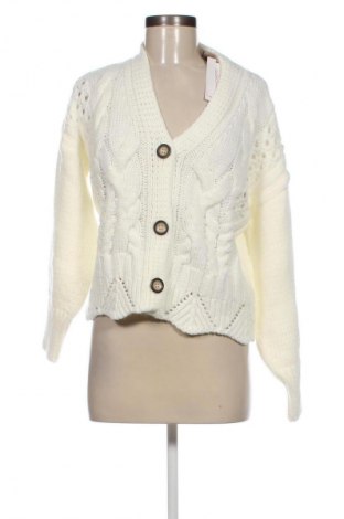 Cardigan de damă Rinascimento, Mărime M, Culoare Alb, Preț 318,99 Lei