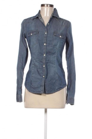 Γυναικείο πουκάμισο H&M L.O.G.G., Μέγεθος XS, Χρώμα Μπλέ, Τιμή 5,79 €
