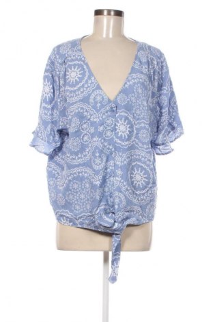 Γυναικείο πουκάμισο Laura Torelli, Μέγεθος XL, Χρώμα Μπλέ, Τιμή 7,73 €
