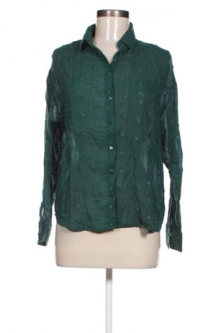 Γυναικείο πουκάμισο Stradivarius, Μέγεθος S, Χρώμα Πράσινο, Τιμή 13,00 €