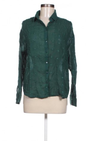 Cămașă de femei Stradivarius, Mărime S, Culoare Verde, Preț 29,49 Lei