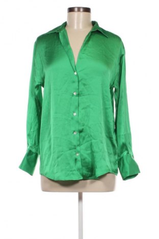 Γυναικείο πουκάμισο Zara, Μέγεθος XS, Χρώμα Πράσινο, Τιμή 8,35 €