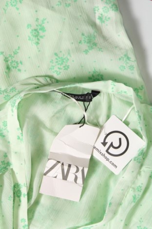 Γυναικείο πουκάμισο Zara, Μέγεθος M, Χρώμα Πράσινο, Τιμή 5,99 €