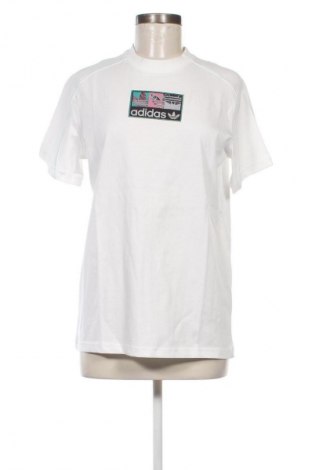Damen T-Shirt Adidas, Größe L, Farbe Weiß, Preis 30,36 €