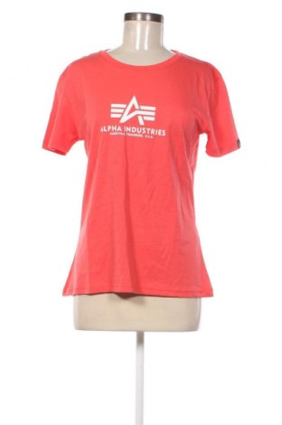 Damen T-Shirt Alpha Industries, Größe M, Farbe Rot, Preis € 15,99