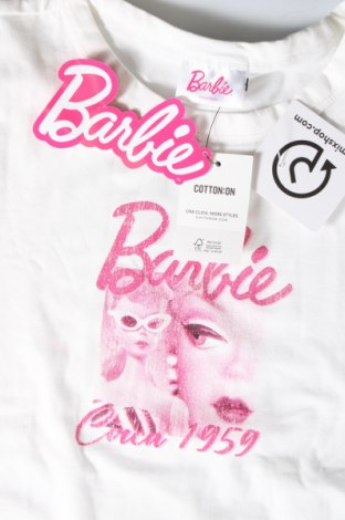 Γυναικείο t-shirt Barbie, Μέγεθος M, Χρώμα Λευκό, Τιμή 13,40 €