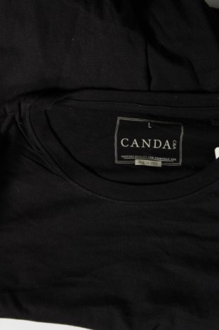 Γυναικείο t-shirt Canda, Μέγεθος L, Χρώμα Μαύρο, Τιμή 8,04 €