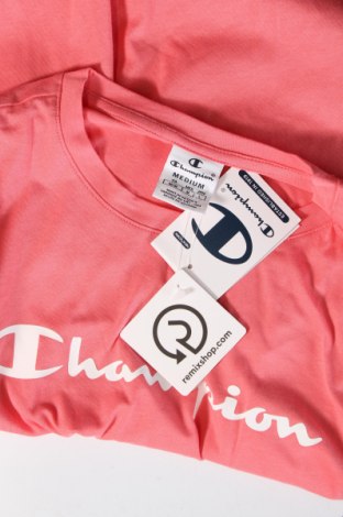 Γυναικείο t-shirt Champion, Μέγεθος M, Χρώμα Ρόζ , Τιμή 18,56 €