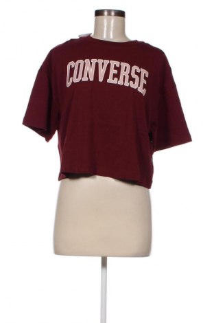 Damen T-Shirt Converse, Größe S, Farbe Rot, Preis 15,98 €