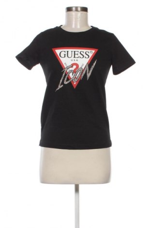 Damski T-shirt Guess, Rozmiar XS, Kolor Czarny, Cena 134,34 zł