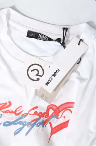 Damski T-shirt Karl Lagerfeld, Rozmiar XS, Kolor Biały, Cena 233,99 zł