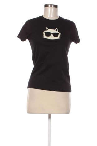 Γυναικείο t-shirt Karl Lagerfeld, Μέγεθος XS, Χρώμα Μαύρο, Τιμή 45,99 €